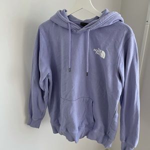 The north face purple sweatshirt